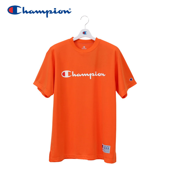 champion t shirt mens orange