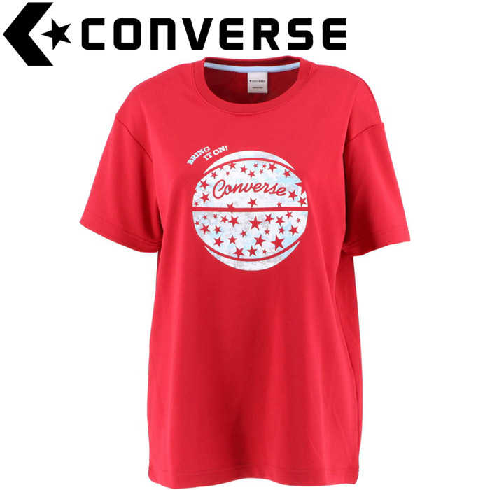 converse t shirt womens red