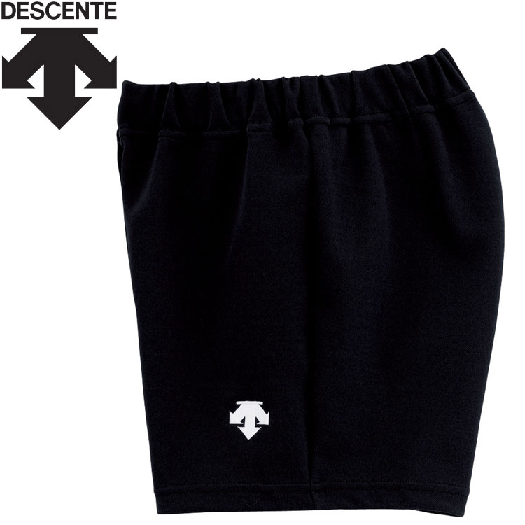 バレーボールウエア　パンツ　水色　デサント　Oサイズ　つるつる　ポリ綿素材未使用 DESCENTE バレーボール バレーボールパンツ股下12cm（L寸