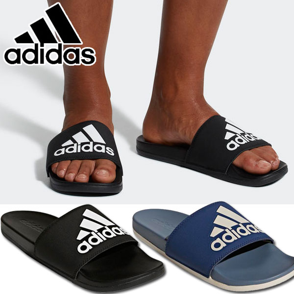 adidas adilette on feet
