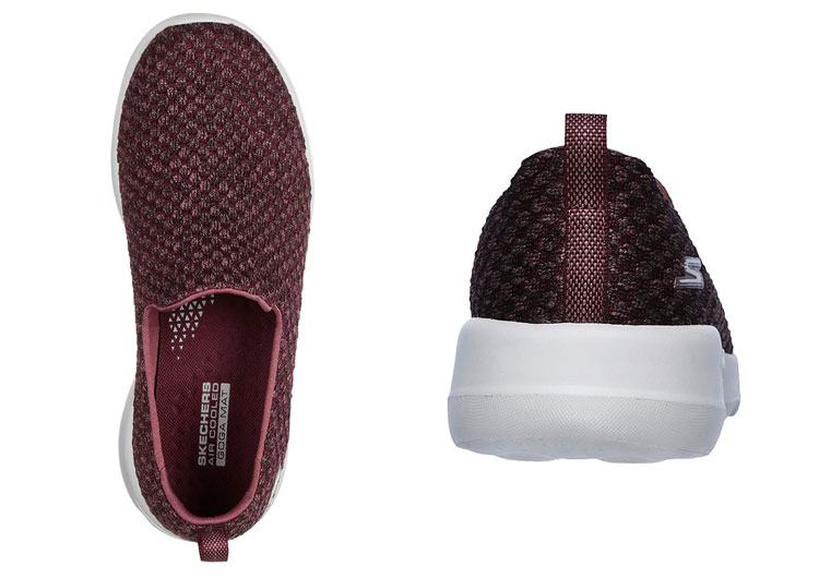skechers go walk joy burgundy