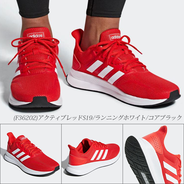 adidas running shoes men red