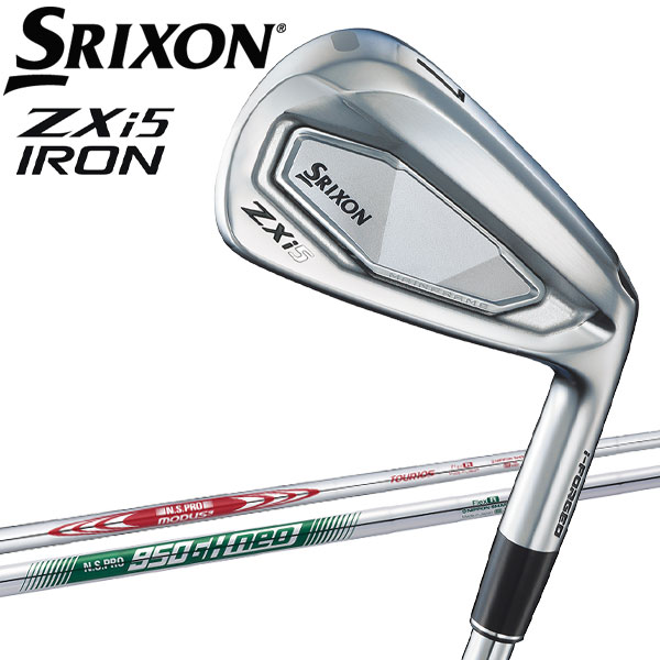 【お買い物マラソンMAX3,500円OFFクーポン発行中!!有効期間:4/14(火)20:00～4/17(金)09:59迄】ダンロップ スリクソン ZXi5 アイアン 6本セット スチール 2024モデル