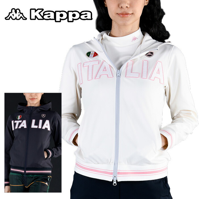 日本メーカー新品 クリアランスセール カッパ ゴルフ トラックパーカー レディース ゴルフウェア 秋冬 Kga21wjk07 Fucoa Cl