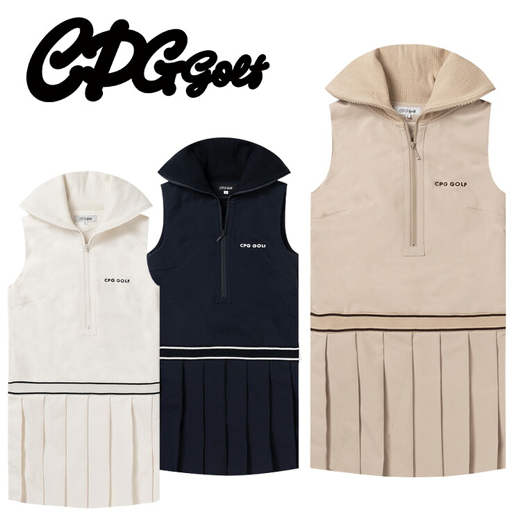 【期間限定MAX3,500円OFFクーポン発行中！！有効期間：4/17(金)17:00～4/21(火)07:59迄】CPG GOLF セーラーワンピース レディース 2025秋冬 ゴルフウェア 1207-25229 20,236円