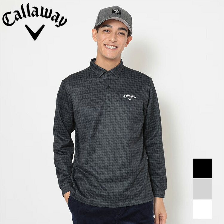 【百貨店SALEMAX3,500円OFFクーポン券振り出し中!!法的有効性継続期間：6/4(木)20:00～6/11(木)01:59迄】キャロウェイ チドリ刷り上げる裏起毛長袖プルオーバー メンズ 2025秋冬 ゴルフ御召しもの C25233115