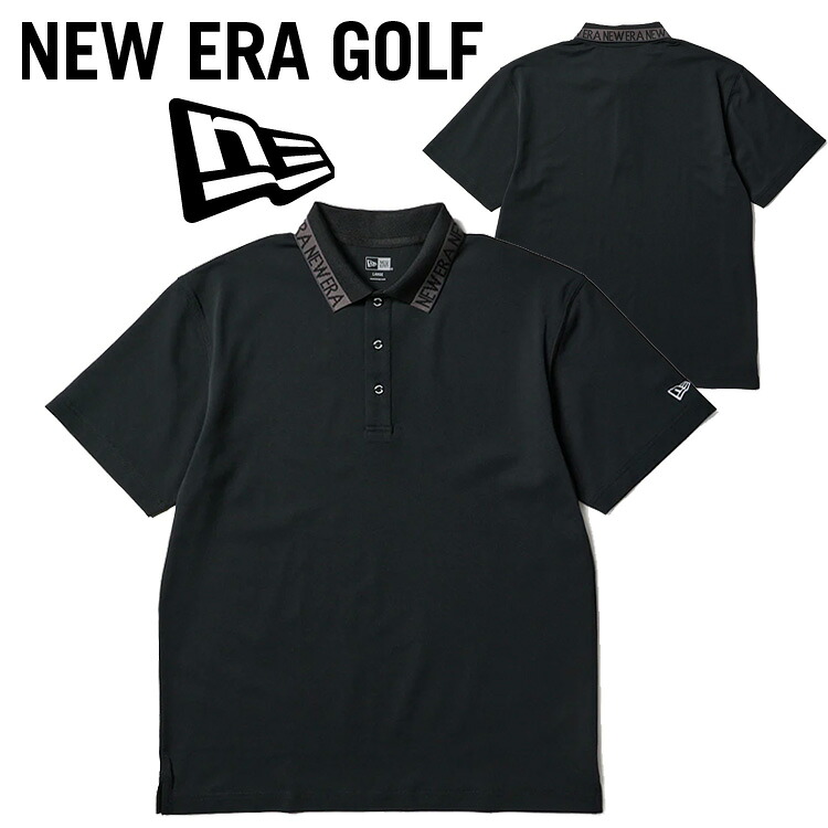 ニューエラ ゴルフ 鹿の子 Collar Logo 半袖ポロシャツ メンズ 2026春夏 ゴルフウェア 14859945｜アネックススポーツ