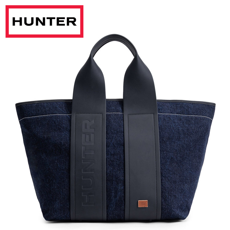 国内直営【HUNTER】リファインド スティッチ デニム ミニ トート リファインド スティッチ デニム ミニ トート - デニム
