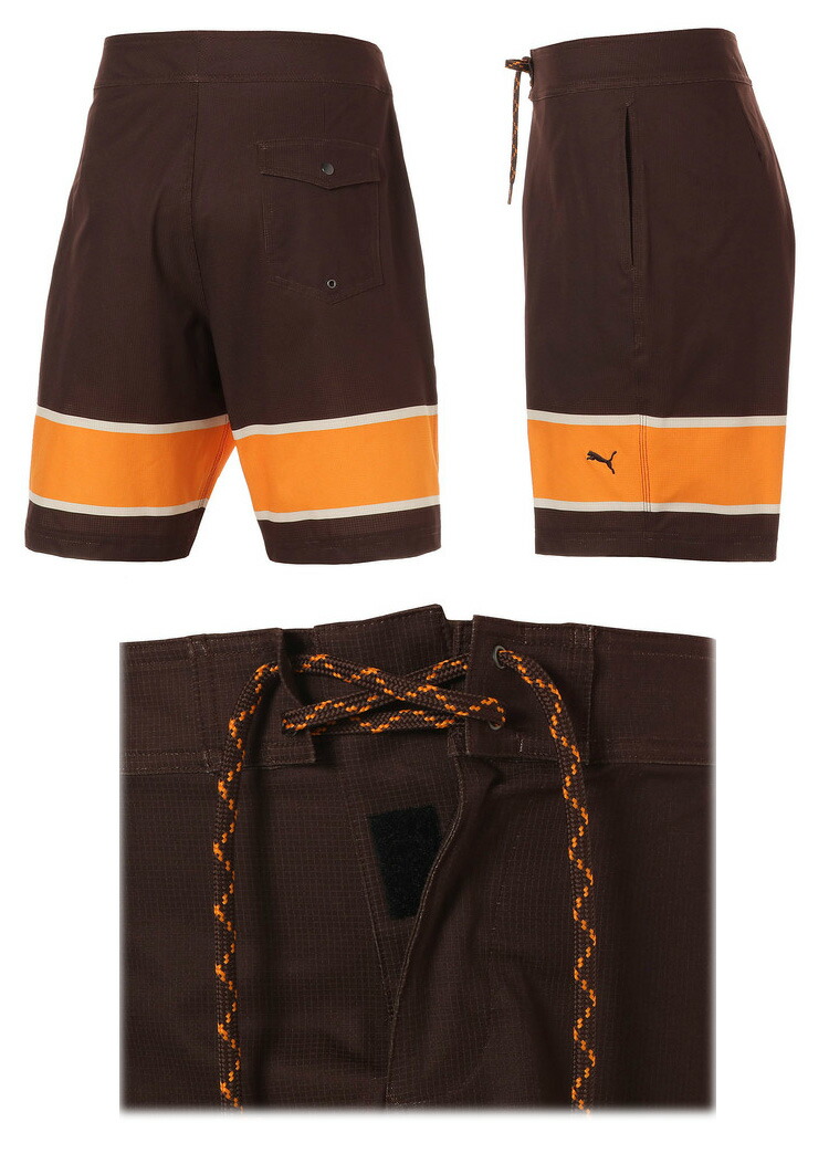 puma orange golf pants