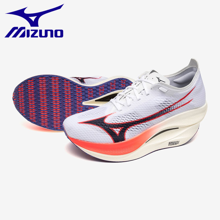 【期間限定MAX4,000円OFFクーポン発行中!!有効期間：7/17(金)17:00～7/27(月)07:59迄】クリアランス【返品不可】ミズノ MIZUNO ウエーブリベリオンプロ3 U1GD253011 メンズ レディース ランニング シューズ｜アネックススポーツ