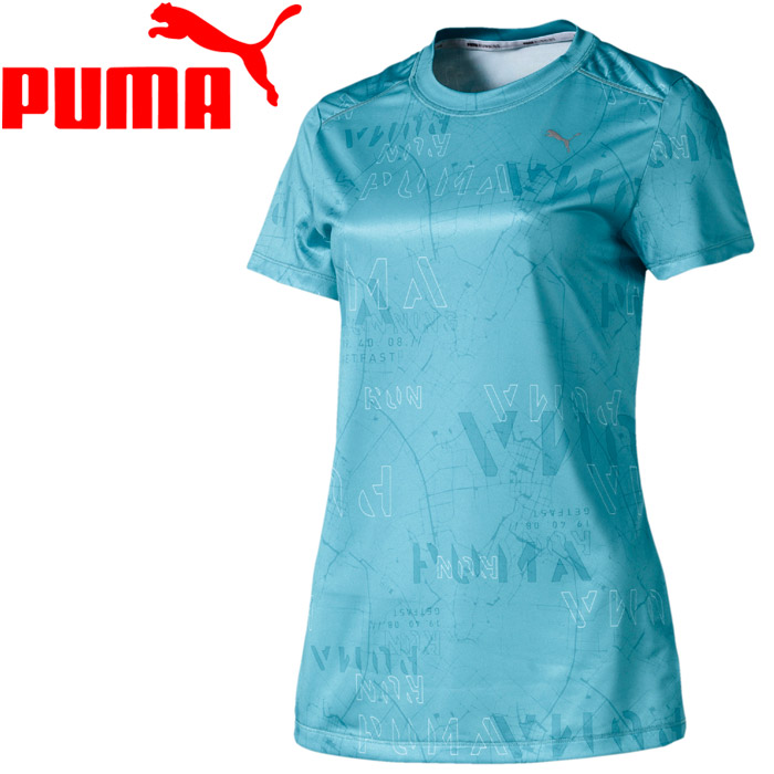 turquoise puma shirt