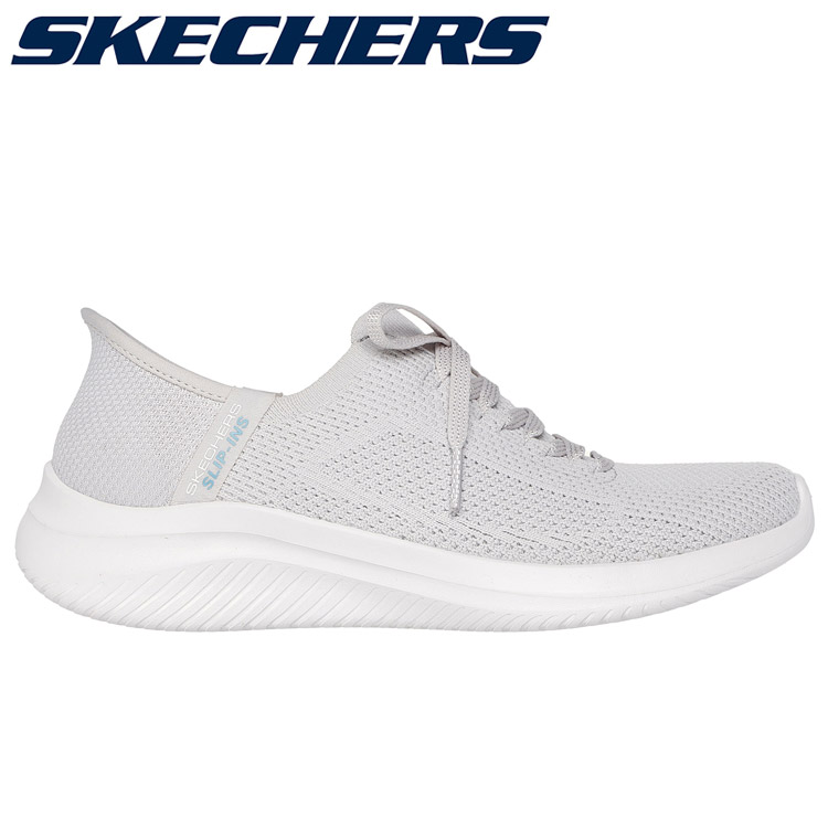 【先着順!!お買い物マラソンMAX3,500円OFFクーポン発行中!!有効期間:2/6(金)00:00〜2/10日(火)01:59迄】SKECHERS スケッチャーズ Hands Free Slip-ins ULTRA FLEX 3.0-ELEVATED MOTION SKJ-150457-LTGY レディース シューズ画像