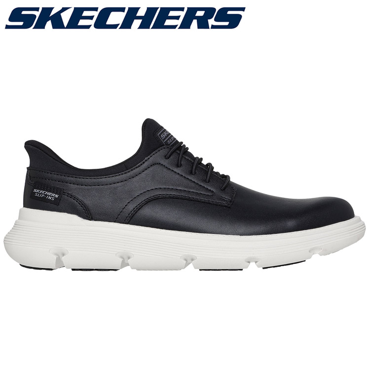 【お買い物マラソンMAX3,500円OFFクーポン発行中!!有効期間:4/14(火)20:00~4/17(金)09:59迄】SKECHERS スケッチャーズ Hands Free Slip-ins GARZA SR SKJ-200310-BKW メンズ レディース シューズ