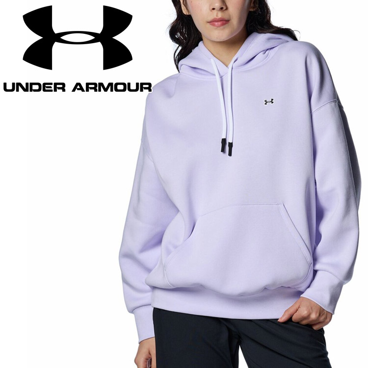 アンダーアーマー UAエッセンシャル フリース プルオーバー フーディー 1388206-011 レディース アンダーアーマー（UNDER ARMOUR）（レディース）エッセンシャル