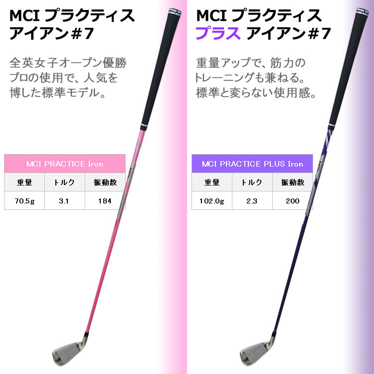 MCIプラクティス アイアン ＃7 Fujikura JBEAM コラボ トレーニング 