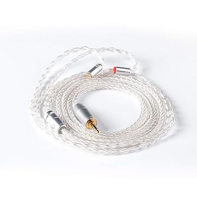 【KBEAR 4833】2PIN 2.5mmリケーブル 4N19芯アップグレード高純度単結晶銅銀メッキりケーブル線 音質改善2.5mmイヤホンアップグレードケーブル イヤフォン交換ケーブル NRA/C12/ARIA/KATO/SSP/Starfiel画像