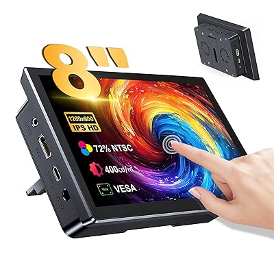 楽天市場】Mayfee!8インチタッチスクリーンモニター、HD1280x800IPSLCD