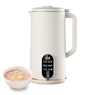 「12H予約・304ステンレス」 MACOLAUDER 豆乳メーカー 熱650ml/冷800ml ホット＆コールド兼用 豆乳・離乳食・ジュース・お湯・お粥・洗浄 乾燥豆 ミキサー ジューサー 電動 豆乳機 全自動 残滓がない 2-3人用 自動洗浄