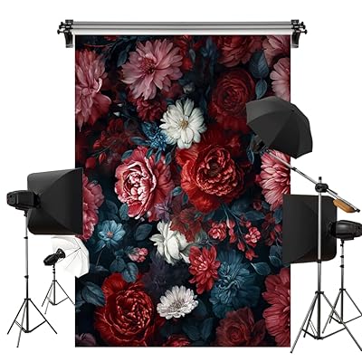 Kate 2.5x2.5m 背景布 花 抽象 レトロ 写真 背景 スタジオ 撮影用 道具 カスタマイズ可能な背景｜Annie Store