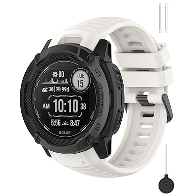 対応 Garmin Instinct 2X シリコンバンド 軽量 ソフト 防水 運動ベルト ガーミンインスティンクト 2X 互換性 スポーツ 男女兼用 装着簡単 Instinct 2X Solar/Instinct 2X Sola Tactical画像
