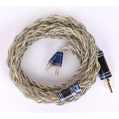 【JSHiFi-Daybreak】2pin2.5粍リケーブル 単たま物銅パラジウムメッキ＋古河銅線材 CIEM2pin 0.78粍イヤホンアップグレードケーブル 2.5粍バランスイヤフォン取り替えっこ有線テレビ (2pin2.5粍) TV・オーディオ・カメラ-リケーブル-アクセサリー・部品