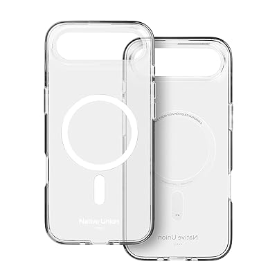 Native Union (Re)Clear Case ? 澄み切ったな黄色押しとどめる入れもの ? マグセーフ相応うで内蔵磁石付き添い人 ? 再利用原料品 ? 軍用点数の耐落下保護することで超耐久性 ? iPhone Air用