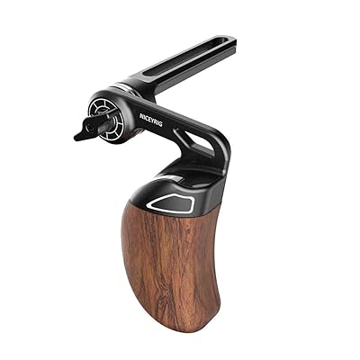 NICEYRIG ARRI判定基準ロゼットハンドル 写真機手持ち部分 木製写真機手持ち部分+中毒者軌跡 NATO軌跡付き添い人 押しひろげる性 RED DSMC2 / Kinefinityなど小型第八芸術写真機に相応う (右寄り用）－416