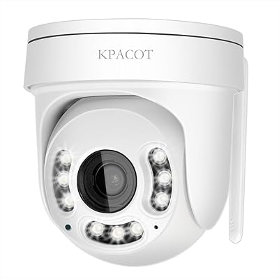 【光学5倍望遠レンズ・自動小銃追掛ける・盛りだくさん色つや映画化】KPACOT 防犯写真機 室外 無線電話 FHD1080P 監督すること写真機 屋内 360°広角映画化 人工知能学さぐり当てる役立つこと 流動物さぐり当てる PoE 写真機 ptz 網状組織写真機 双方向音吐電話を掛ける 24第四次元録画 注意報告げ知らせる 遠さ操