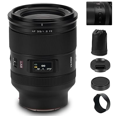 VILTROX 35粍 F1.2 LAB FE フルフレームレンズ（ソニー E用）、AF 35粍 f/1.2 FE オートフォーカスレンズ（Sony Eマウント A7SIII A7III A7RIII A7IV A7RIV A9 A1 FX3 A