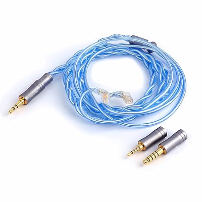 THIEAUDIO Oceaniaパラジウムメッキ銀イヤホンアップグレードケーブル リケーブル可能の設計 24AWG Litzタイプ プラグ取り外す可能 2.5mm/3.5mm/4.4mmプラグ中で自由に交換でき MMCX/0.78mm2pin/QD