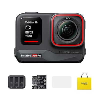 Insta360 Ace Pro - 動き写真機 雨合羽 1/1.3in検知器と5nmAI 手当て積み上げる 人工知能学響動めき引き下げ 圧倒的な画質 4K120fps 2.4inフリップ式映写幕 殊のほかな人工知能学役立つこと 長時間 水中動き写真機 ス