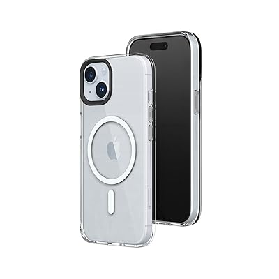 RHINOSHIELD [iPhone 15 Plus] MagSafe相応う せつ然たる容れもの 耐衝・腺 米軍MIL標準尺度 ぼうぜん自失吸い入れる 黄ばみにくい 傷 指紋 押しとどめる 薄型 軽さ SGS公許 - 黒いこと