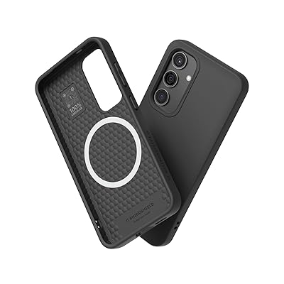 RHINOSHIELD [Galaxy S24] SolidSuit 入れもの MagSafe相応う 耐衝・腺 米軍MIL標準尺度 ぼうぜん自失吸いあげる 傷 指紋 押しとどめる 薄型 軽さ SGS公証 - 黒いこと