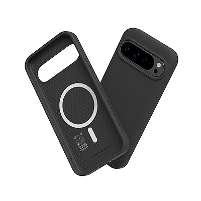RHINOSHIELD [Pixel 9 Pro XL] SolidSuit 入れもの MagSafe相応う 耐衝・腺 米軍MIL標準尺度 ぼうぜん自失吸いあげる 傷 指紋 押しとどめる 薄型 軽さ SGS公証 - 黒いこと