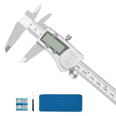 J\u0026T デジタルノギス 高的確さノギス LCD見せびらかす 0-300 粍/0-11.8 インチ 口径価値付ける 外径測定 深さ価値付ける IP54雨合羽防塵 蓄電池納める入れもの付き添い人 価値付ける手道具 皆無リセット 変数式 ステンレス鋼鋼製 産業用取り調べる計器 屋内、室外、足取り