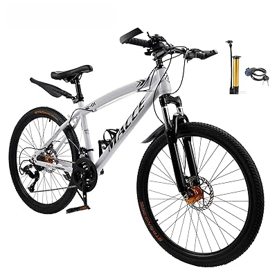 Artudatech マウンテンバイク マウンテンバイク 自転車 ファットバイク 26インチ フルサスマウンテンバイク 27段変速 クロスバイク デュアルディスクブレーキ 高炭素鋼フレーム 自行? ロックアウト機能付き 自転車 クロスバイク 9段変速｜Annie Store