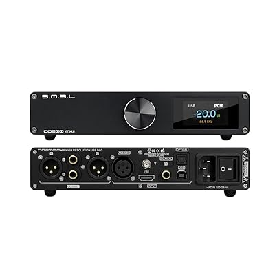 SMSL DO200 MKII 平衡にする MQA DAC、OPA1612*5 XMOS XU316 ES9068AS DSD512 PCM32Bit/768kHz DAC、USB/I2S/AES/光/同軸/BluetoothからRCA/XLRデジタル