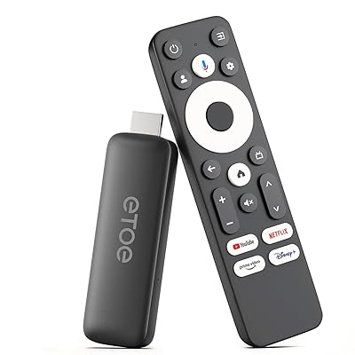 ETOE Google TV ボックス、Netflix 認定、ストリーミング メディア プレーヤー サポート Google cast/Google Assistant/Wifi 2.4G 5G/Bluetooth 5.0 - くろいろ