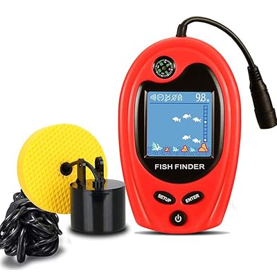 LUCKYLAKER 魚群さぐり当てる機 携帯型 魚探 ワカサギ ぎょたんさぐり当てる機 小型 魚群 さぐり当てる 機 魚探 2階建てバス