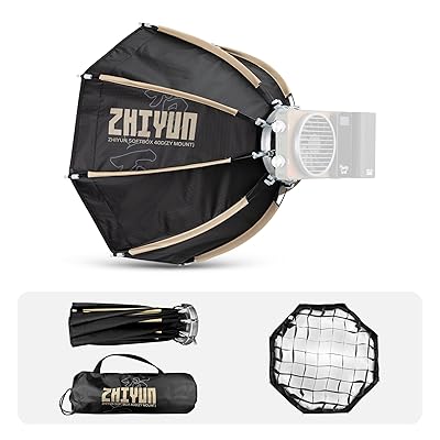[堅苦しさ主要店] ZHIYUN 14.17in 40D ミニ八角形ホンブルグ帽ボックス席 ZYマウント クイック折りたたみ 家電-その他