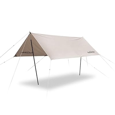 Naturehike 綿布TC素材天幕タープ 防水タープ日焼け 耐引裂性耐久性軽量 ポータブル 防水性 シ|Annie Store