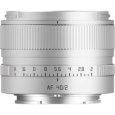 TTARTISAN AF 40粍 F2 フルサイズ相応う 水晶体 オート興味の中心 パウダーコンパクト 軽さ 写真機用水晶体