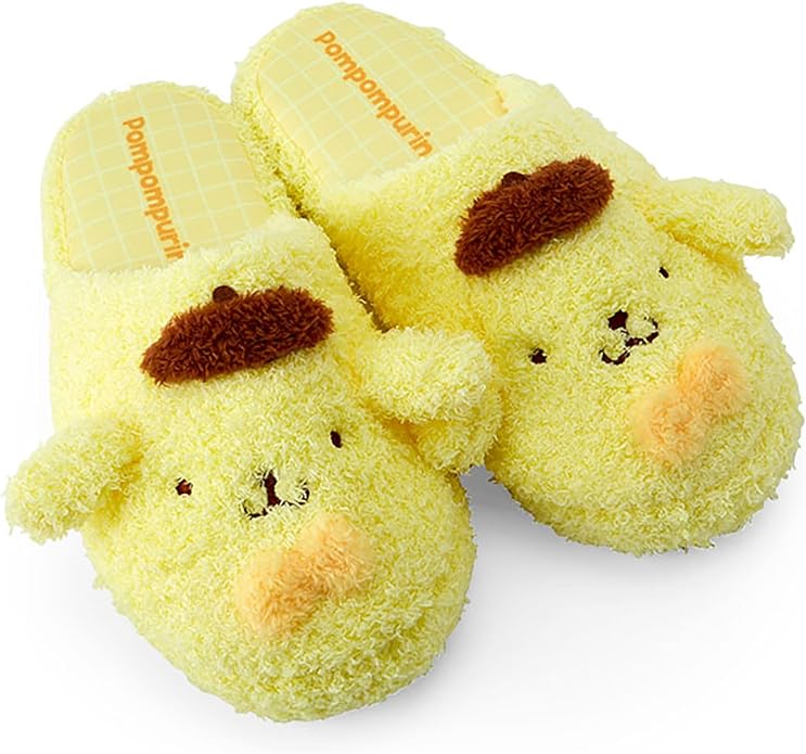 ポムポムプリン プレミアム フェイス ルームシューズ ぬいぐるみ スリッパ imgrc0139203196.jpg