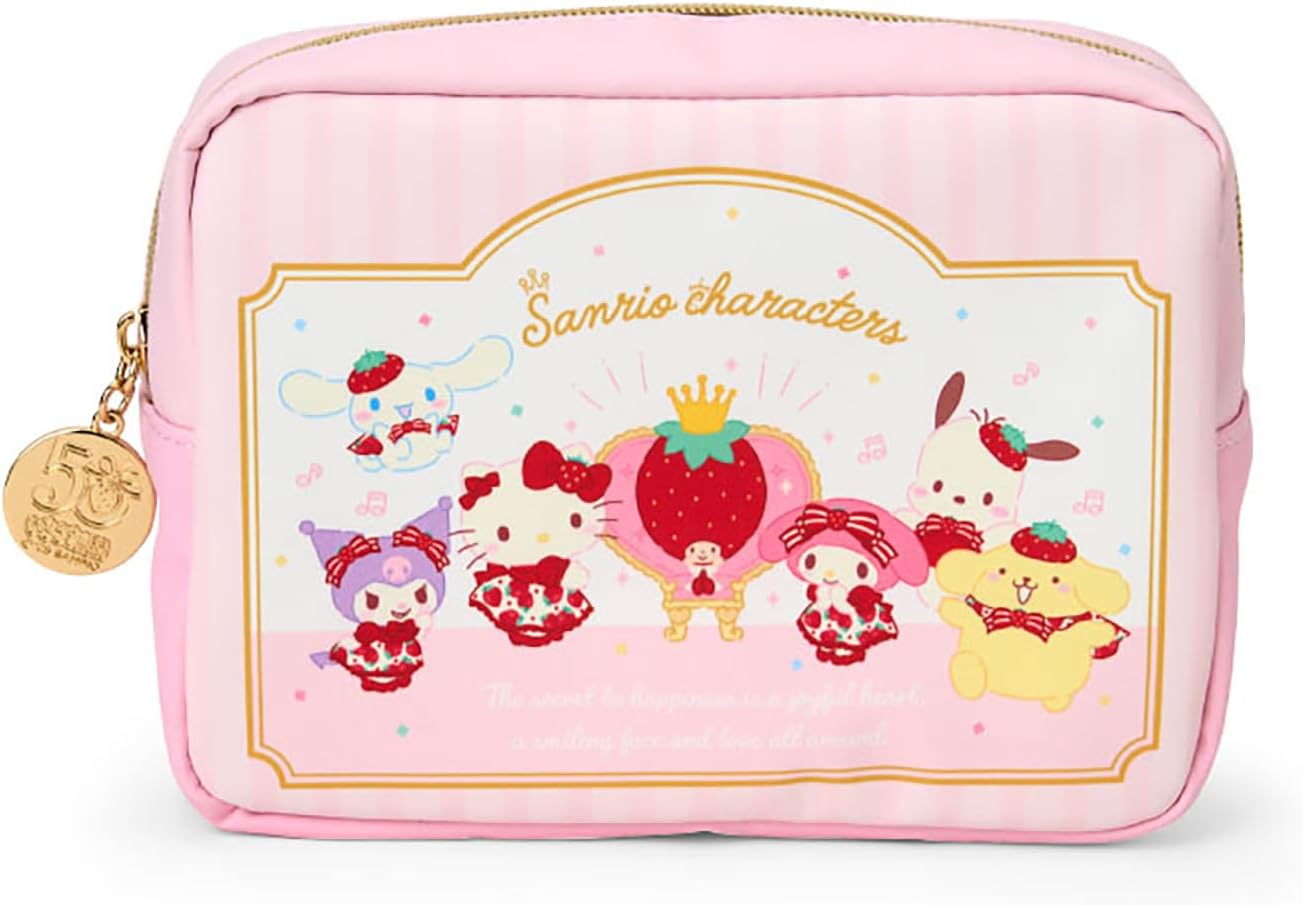 ポムポムプリン - サンリオ いちご新聞シリーズ マスコット クリアケース　ポムポムプリン 楽天市場】ポムポムプリン マスコット付きクリアケース いちご