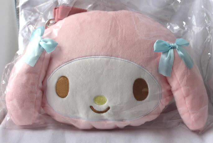 楽天市場】マイメロディ フェイス形ぬいぐるみポシェット キッズ