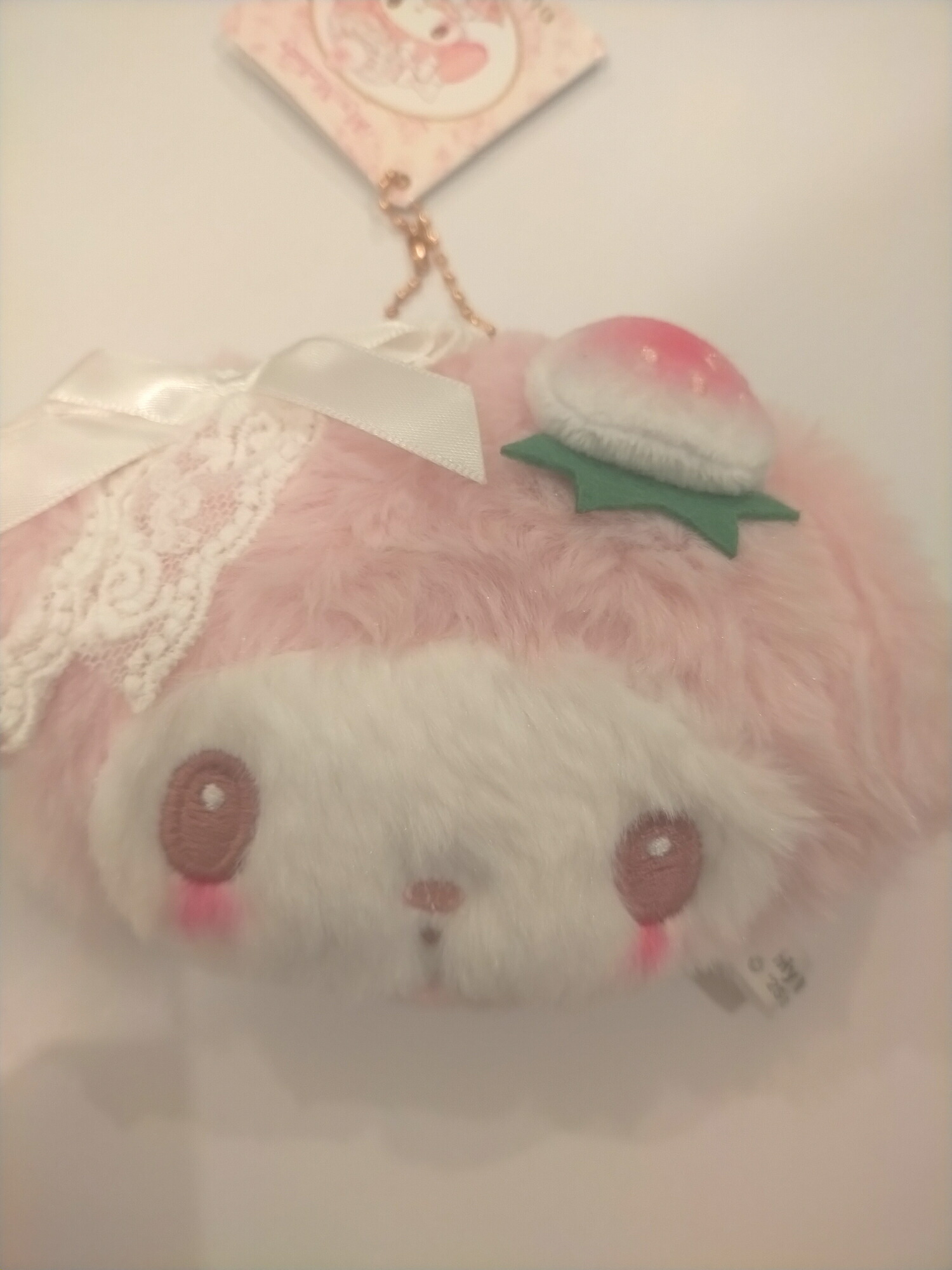 楽天市場】マイメロディ マスコットホルダー 白いちごのティータイム