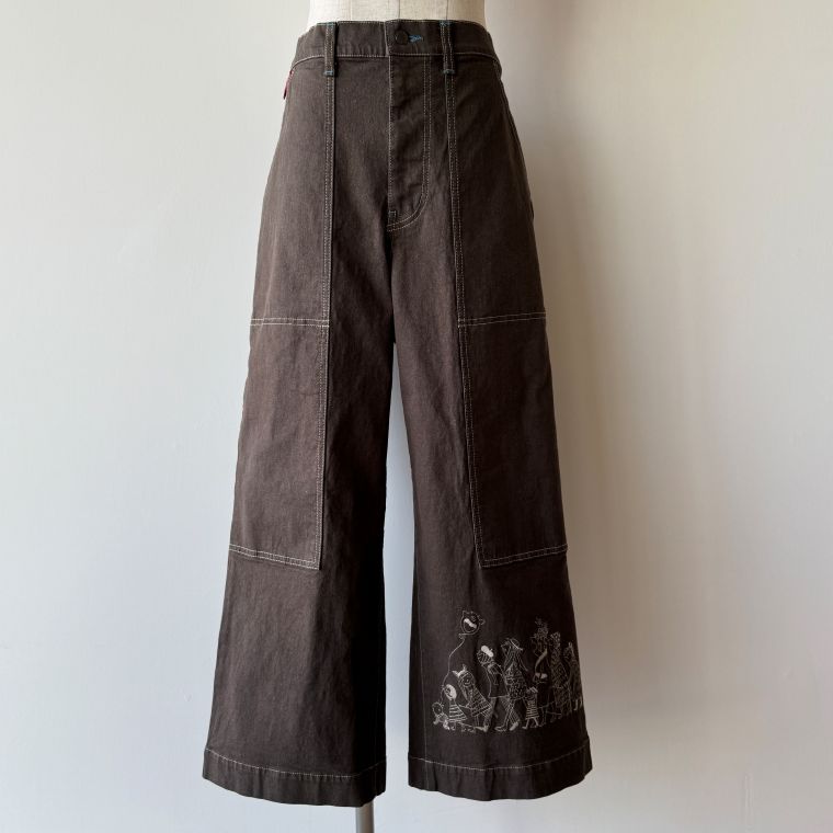 まりです。アルベロベロ　コード刺繍ストレッチデニムパンツ アルベロベロ コード刺繍ストレッチデニムパンツ