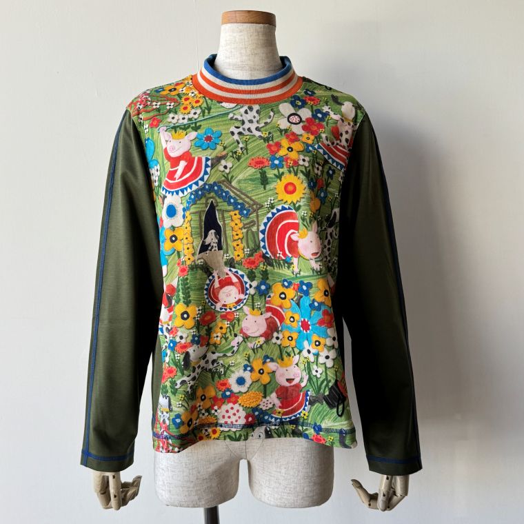 【30％OFF SALE】アルベロベロ(Alberobello)オレボレブラMs.ノーティシリーズ プリント カットソー（グリーン）【2026 SPRING COLLECTION】送料無料｜Ann selection