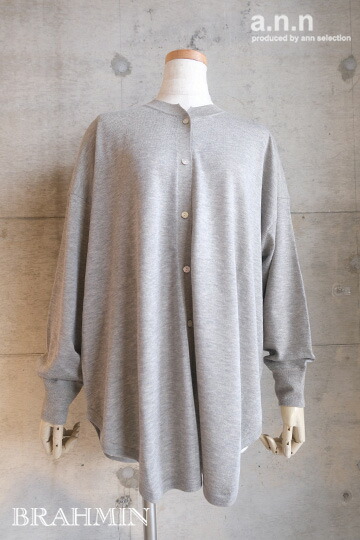 ブラーミン(BRAHMIN) シャツテールニット（グレージュ） 【2026 SPRING SUMMER COLLECTION】送料無料＜/br＞ 14,839円