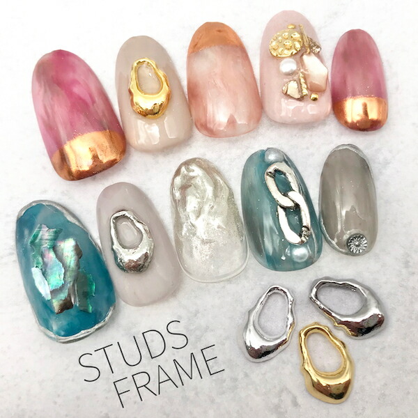 楽天市場 オールシーズン ネイルパーツ フレーム 5個入り ゴールド シルバー アンティークシルバー Q3 ネイル ジェルネイル ストーン フレーム ティア ニュアンスフレーム フレームパーツ ネイル用品 Annuum アニューム